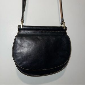 Vera Bradley Leather Saddle Bag